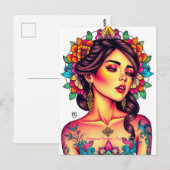 8 maart Internationale Vrouwendag Briefkaart (Voorkant / Achterkant)