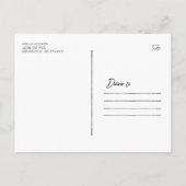 8 maart Internationale Vrouwendag Briefkaart (Achterkant)