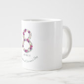 8 maart Internationale Vrouwendag Extra Grote Beker (Voorkant rechts)