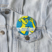 8 maart Internationale Vrouwendag Ronde Button 7,6 Cm (In situ)