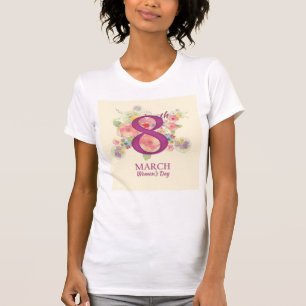 8 maart Vrouwendag T-shirt