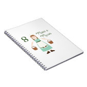 8 Maids-A-Milking Notitieboek (Rechterzijde)