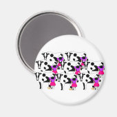 8 Maids Melkpoeder Magneet (Voorkant / Achterkant)