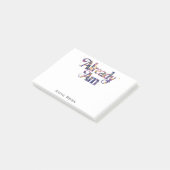 *~* 8 Manifest AP85 Bloemen Dankbaarheid AL AM Post-it® Notes (Schuin)