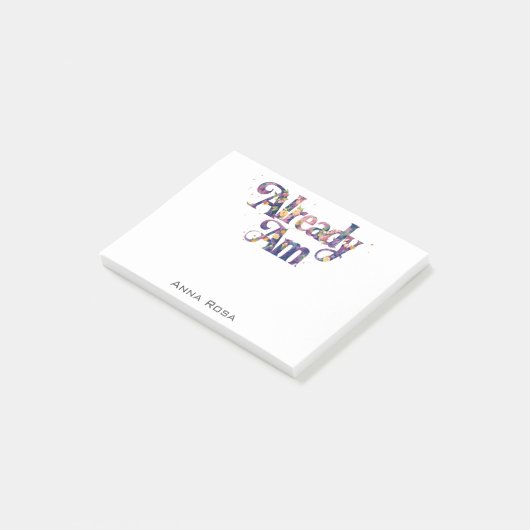 *~* 8 Manifest AP85 Bloemen Dankbaarheid AL AM Post-it® Notes (Schuin)