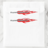 8 Medium Decal / Stickers - RampageShop.com Logo (Tas)