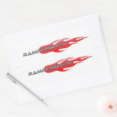 8 Medium Decal / Stickers - RampageShop.com Logo (Envelop)