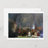 #8 Meester Jan Hus Preaching bij Bethlehem Chapel Briefkaart (Voorkant / Achterkant)
