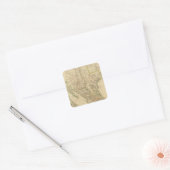 8 Mexico Vierkante Sticker (Envelop)