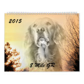 8 Mile Golden Retriever Caledar 2015 Kalender (Hoes)