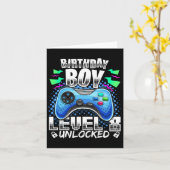 8 Ontgrendeld Video Game 8e Verjaardag Gamer Gift Kaart (Gele Bloem)