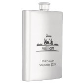  8 oz Stainless Steel Custom Gift for Golfers Flacon (Rechts)