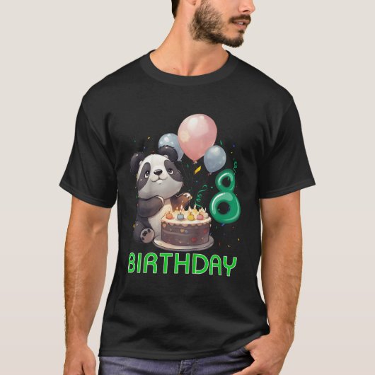 8 Panda 8e Panda T-shirt (Voorkant)