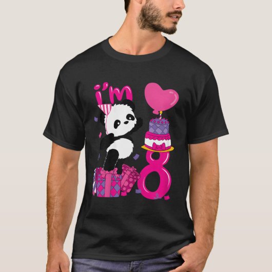 8 Panda T-shirt (Voorkant)