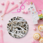 8 Papier Bord Elk Antlers (Feest)