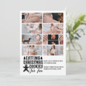 8 Photo Arbre de Noël Grossesse Faire-part (Debout devant)