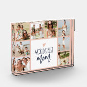 8 Photo Collage Le meilleur bloc photo de maman au (Gauche)