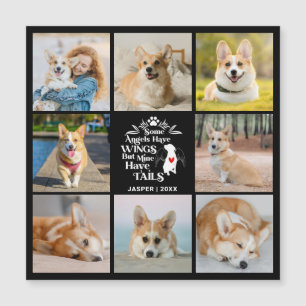 8 Photo Collage Perte de chien Souvenir Carte magn