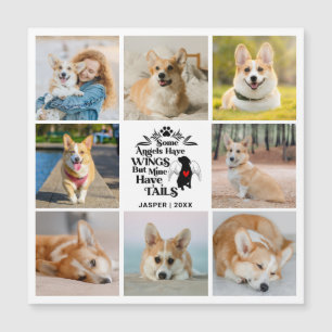 8 Photo Collage Perte de chien Souvenir Carte magn