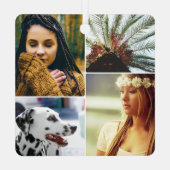 8 Photo Double face métal arrondi ornement (Verso)