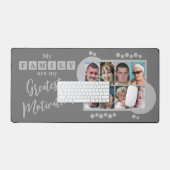 8 photo motif famille gris (Clavier et souris)