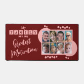 8 photo motivation de famille bordeaux rose (Recto)