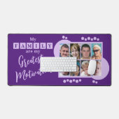 8 photo motivation familiale violet (Clavier et souris)