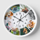 8 Photo Ronde Clock White (Voorkant)