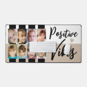 8 photos positives vibes rayures noir brun (Clavier et souris)