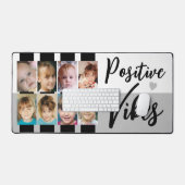 8 photos positives vibes rayures noir gris (Clavier et souris)