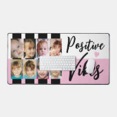 8 photos positives vibes rayures noir rose (Clavier et souris)