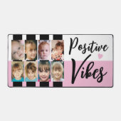 8 photos positives vibes rayures noir rose (Recto)