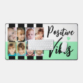 8 photos positives vibes rayures noir vert (Clavier et souris)
