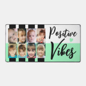 8 photos positives vibes rayures noir vert (Recto)