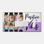 8 photos positives vibes rayures noir violet (Clavier et souris)