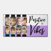 8 photos positives vibes rayures noir violet (Recto)