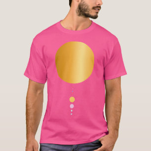 8 Planeten Zonnestelsel Astronomie T-shirt