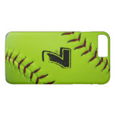 8 Plus/7 Plus Coque iphone du base-ball (Dos (Horizontal))