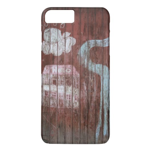 8 Plus/7 Plus Hello Home Enfants Dessin Coque iphone (Dos)