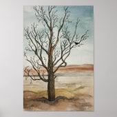 8 po x 12 po, Poster de l'arbre du printemps (Matt (Devant)