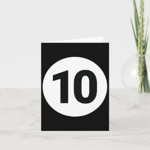 8 Pool Ball 10 Biljart Kostuum Halloween Groep M Kaart