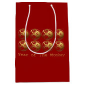 8 Singes 2016 Sac moyen chinois du Nouvel An (Devant)
