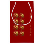 8 Singes d'or Nouvel An chinois 2016 Petit sac (Dos)