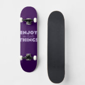 8" Skateboard Deck (Paars) (Voorkant)