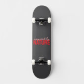 8" Skateboard Dek (Grijs) (Voorkant)