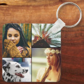 8 Sleutelhanger met dubbelzijdig metaalkorrelig fo (Achterkant)