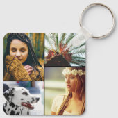 8 Sleutelhanger met dubbelzijdig metaalkorrelig fo (Achterkant)