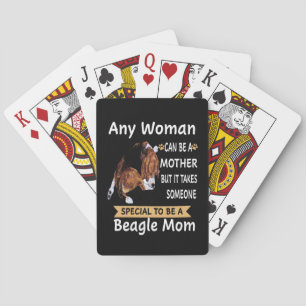 8 speciaal om een Beagle Moeder te zijn Pokerkaarten