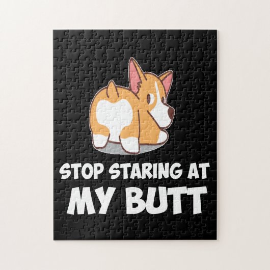 8 Stop met aan mijn kont te beginnen Legpuzzel (Verticaal)