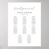 8 Tables Simple Nos personnes préférées Tableau de (Devant)